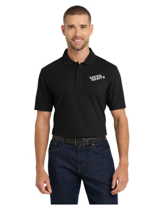 TALL Managers Corner - Port Authority Polo (BLACK)