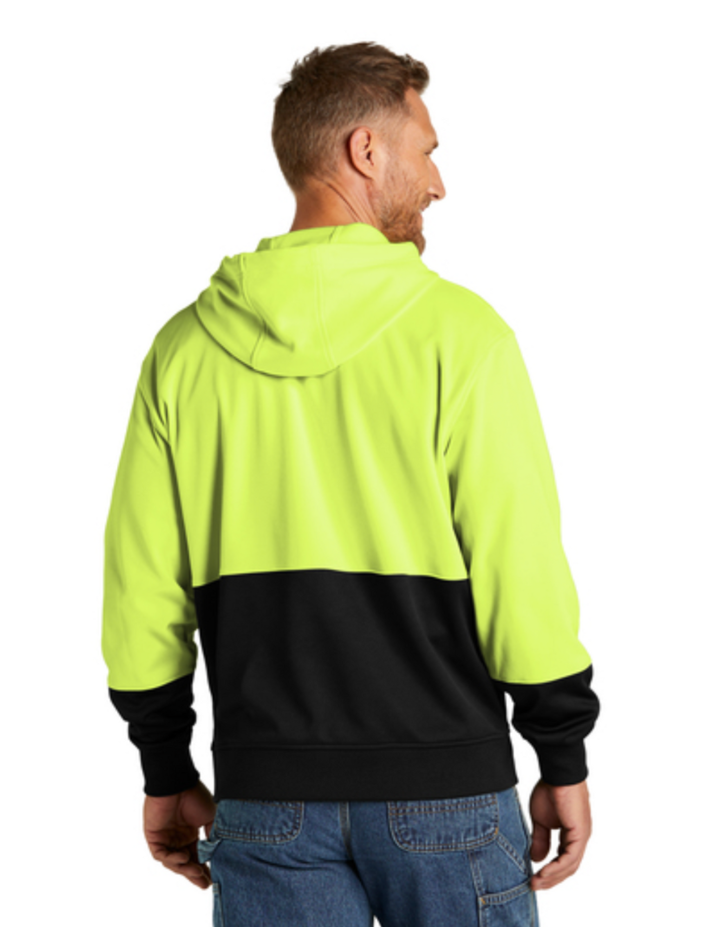 Driver Hoodie - High Vis - (SAFETY YELLOW/BLACK)