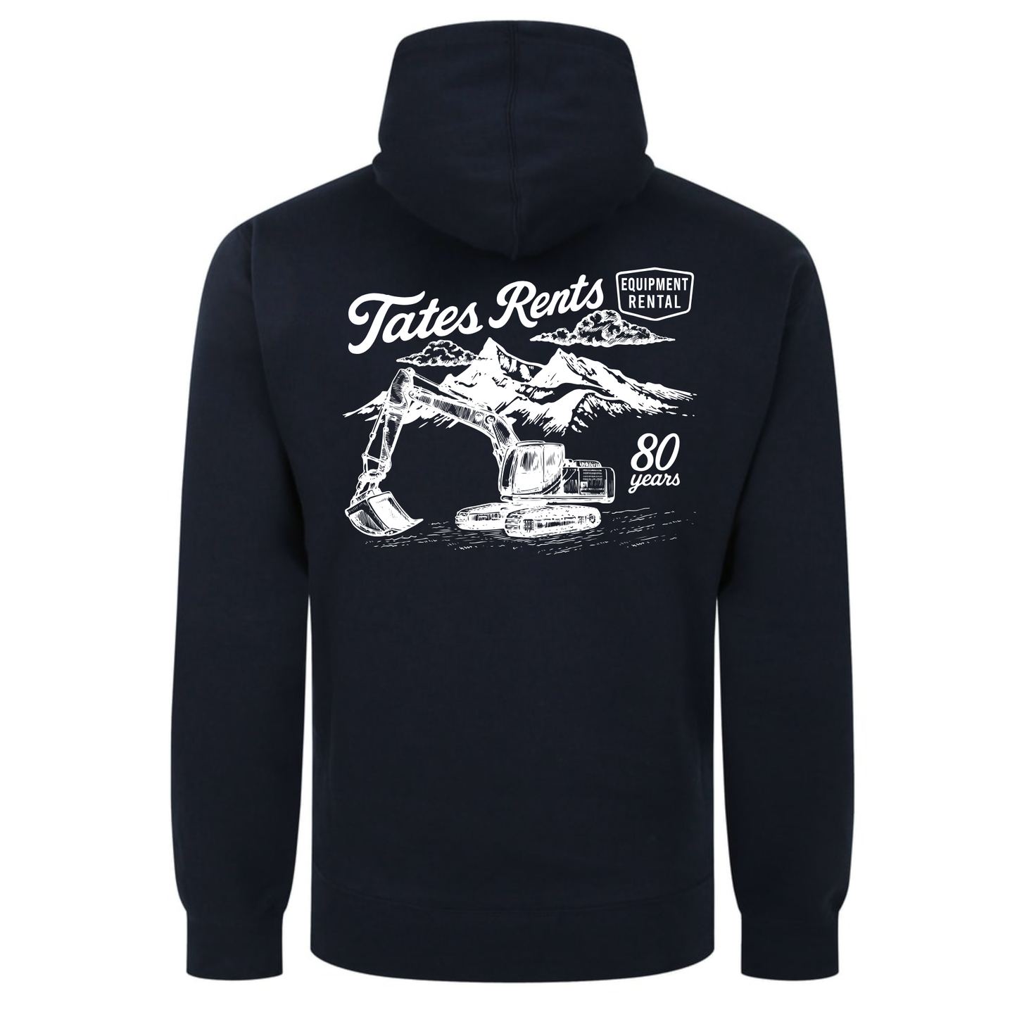 BIG & TALL - Original Pullover Hoodie w/ 80 Years Logo - NAVY