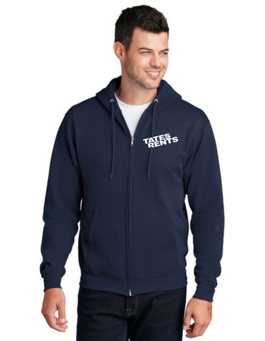 TALL Tates Zip Hoodie (NAVY)