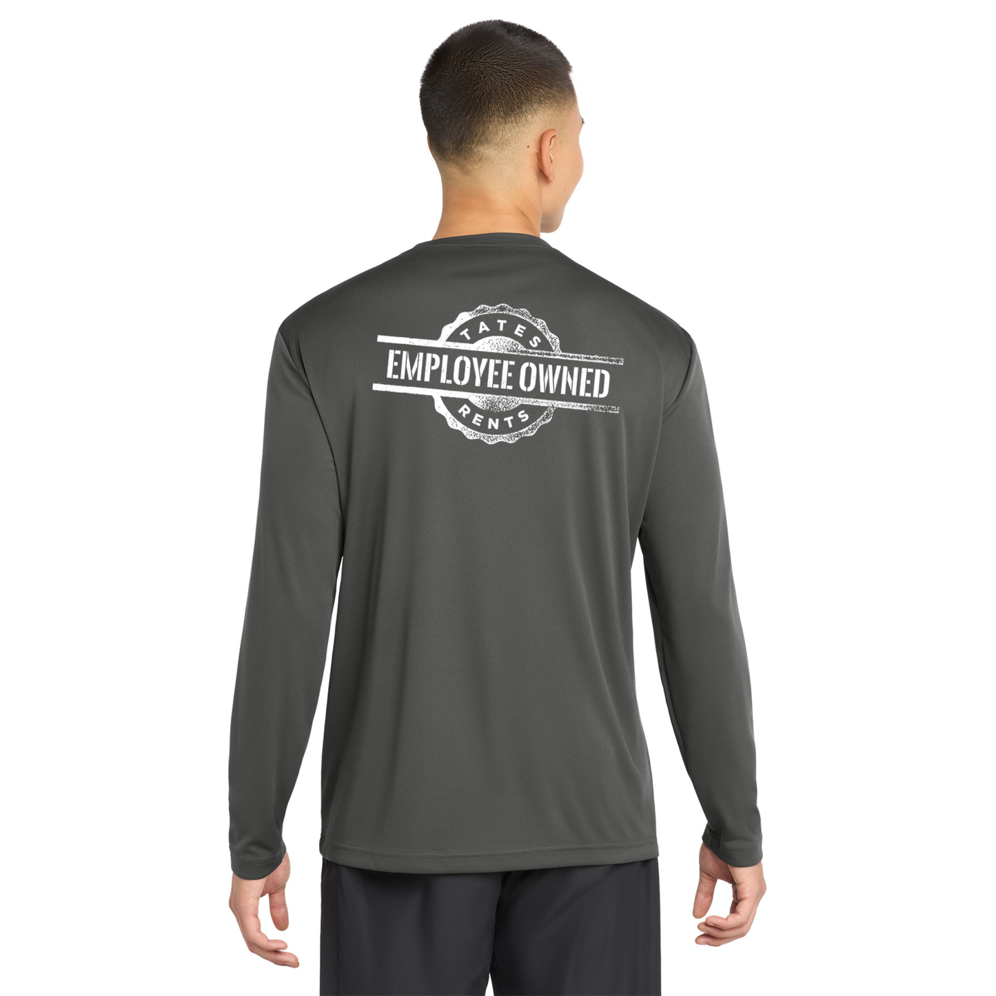 TATES - Sport-Tek® Long Sleeve PosiCharge® Tee - IRON GREY