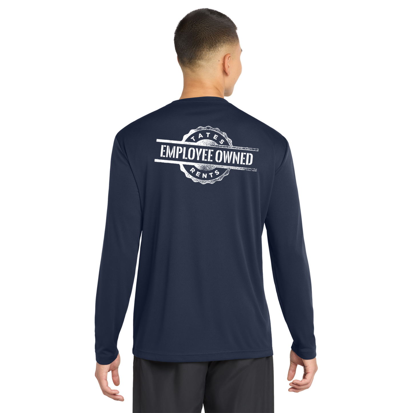 TATES - Sport-Tek® Long Sleeve PosiCharge® Tee - TRUE NAVY