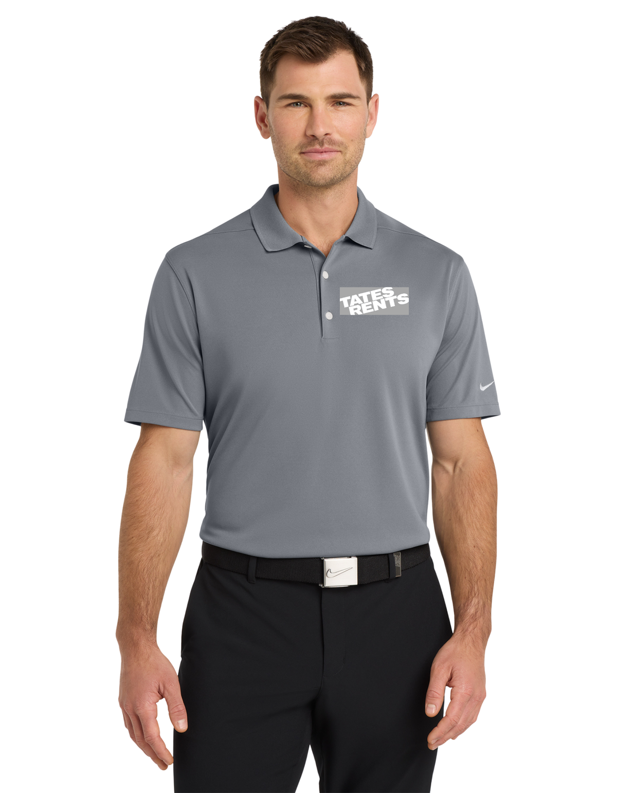 MANAGER'S CORNER - Nike Dri-FIT Micro Pique 2.0 Polo - COOL GREY