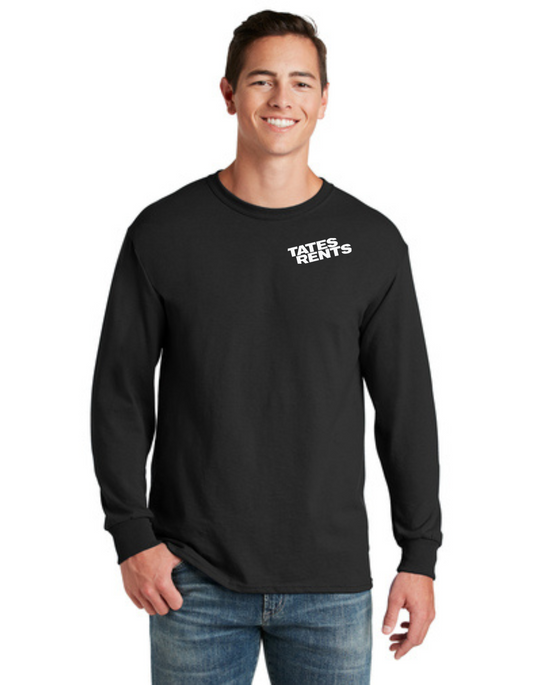TALL Tates Long Sleeve Shirt (JET BLACK)