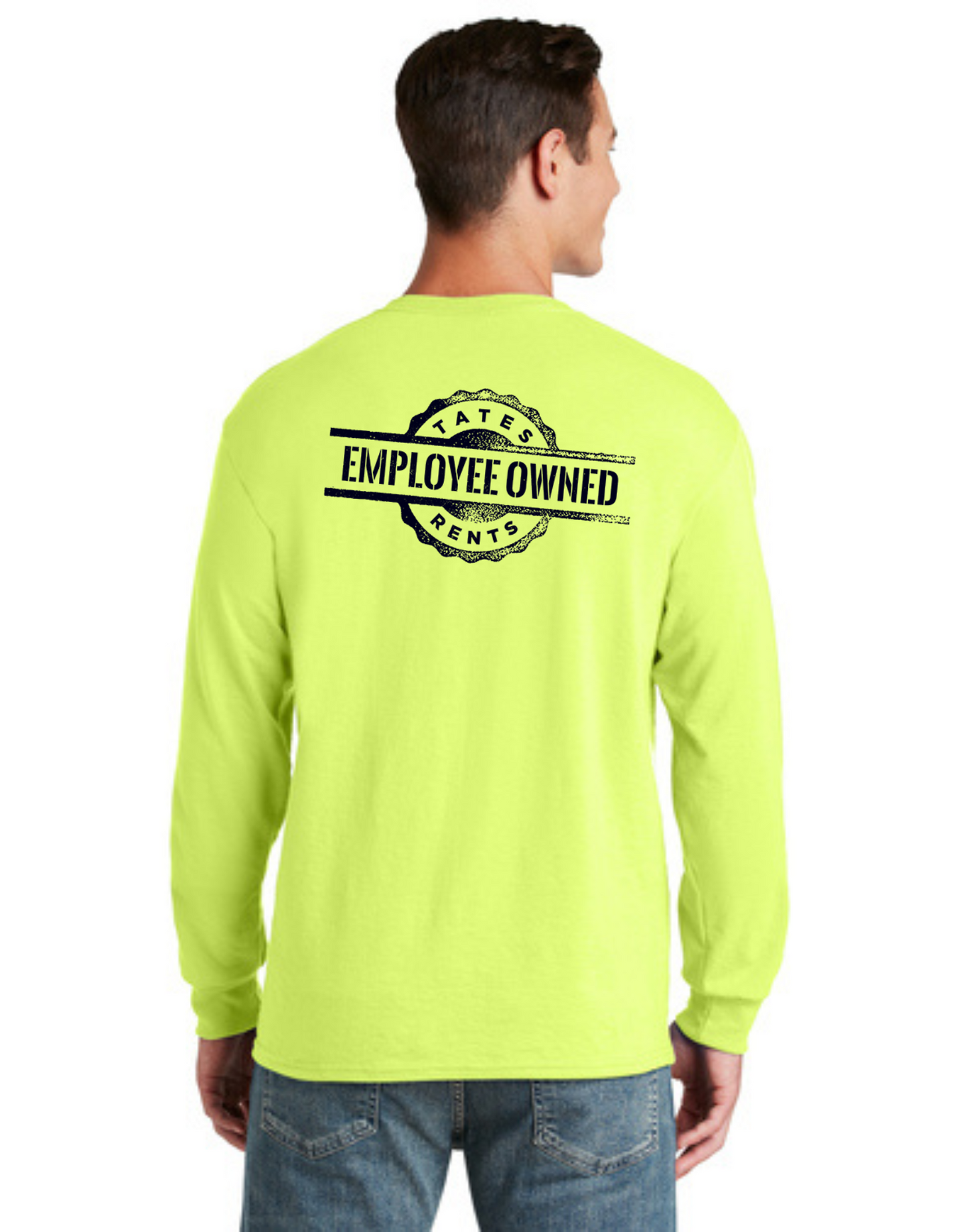 Tates Long Sleeve Shirt- High Vis - (SAFETY GREEN)