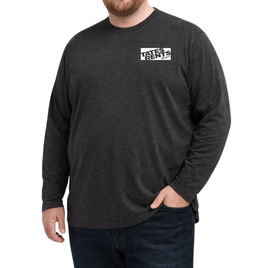 BIG & TALL - Long Sleeve Shirt w/ 80 Years Logo - CHARCOAL