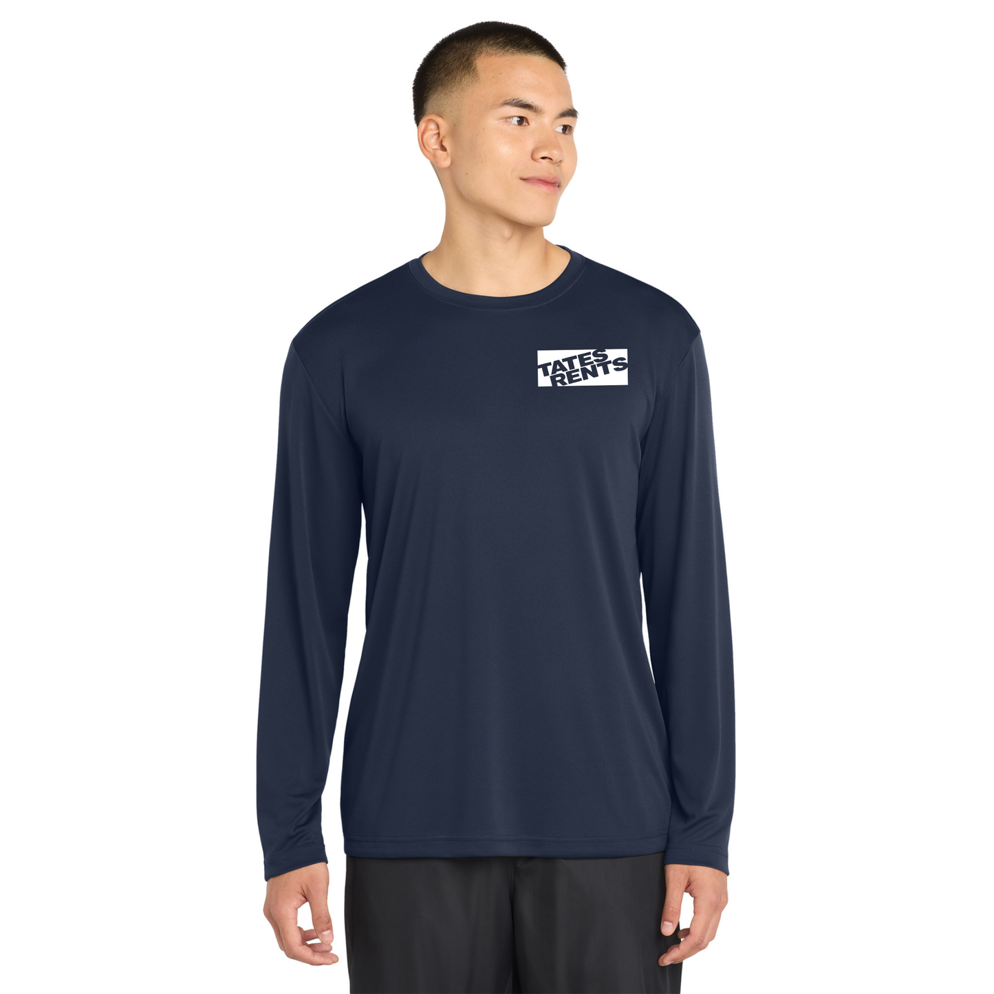 TATES - Sport-Tek® Long Sleeve PosiCharge® Tee - TRUE NAVY