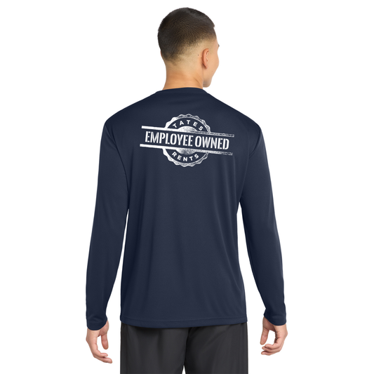 TATES - Sport-Tek® **TALL** Long Sleeve PosiCharge® Tee - TRUE NAVY