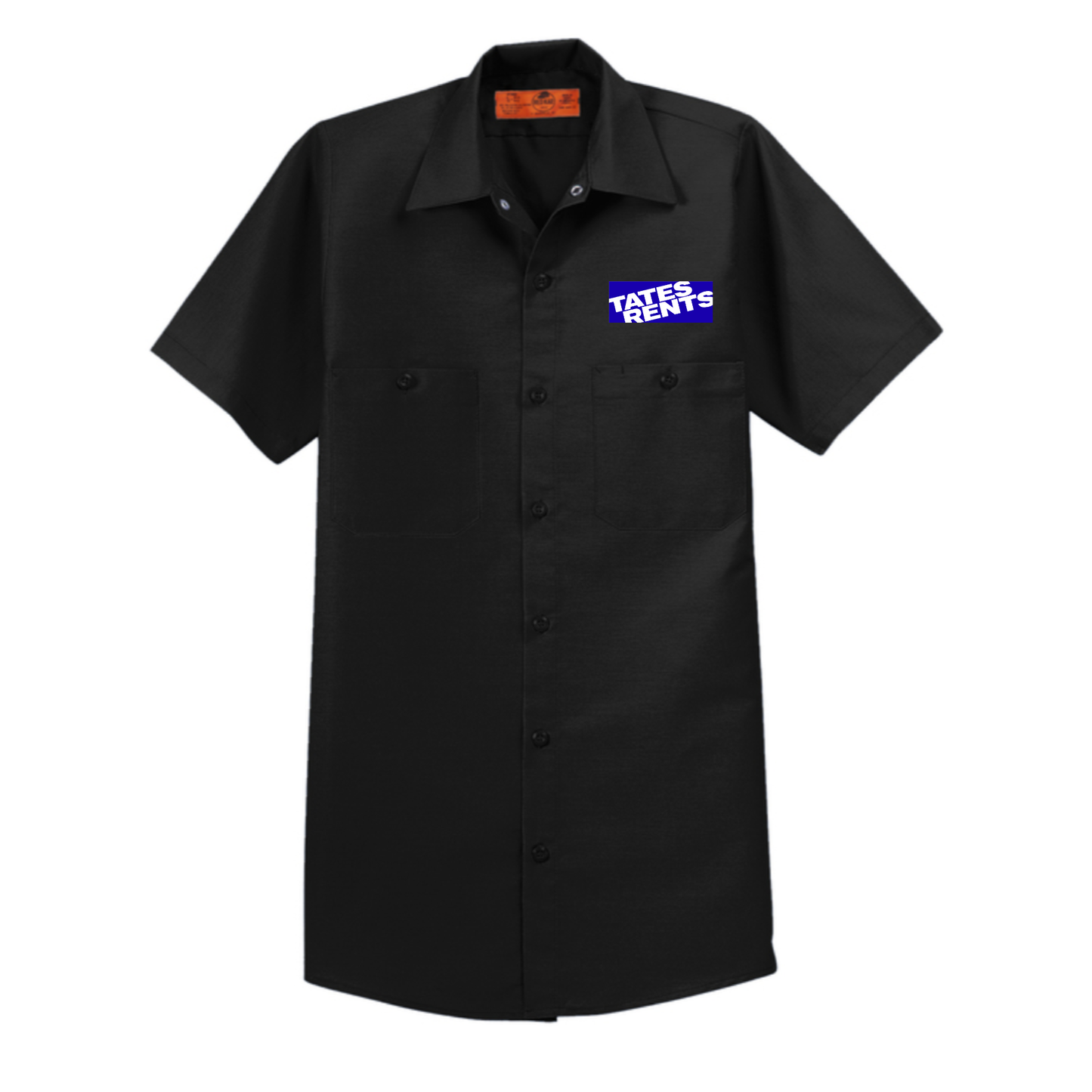 Red Kap® Short Sleeve Industrial Work Shirt - BLACK