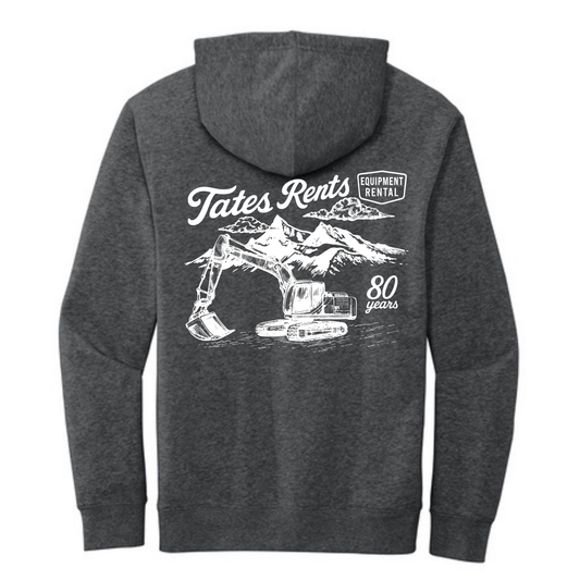 80 YEARS - District® V.I.T.™ Fleece Hoodie - HEATHER CHARCOAL