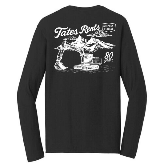 80 YEARS - District ® Very Important Tee ® Long Sleeve - BLACK