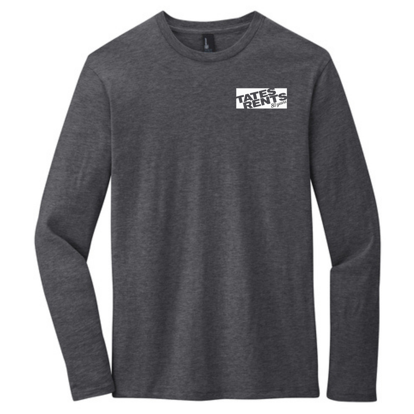 80 YEARS - District ® Very Important Tee ® Long Sleeve - HEATHER CHARCOAL