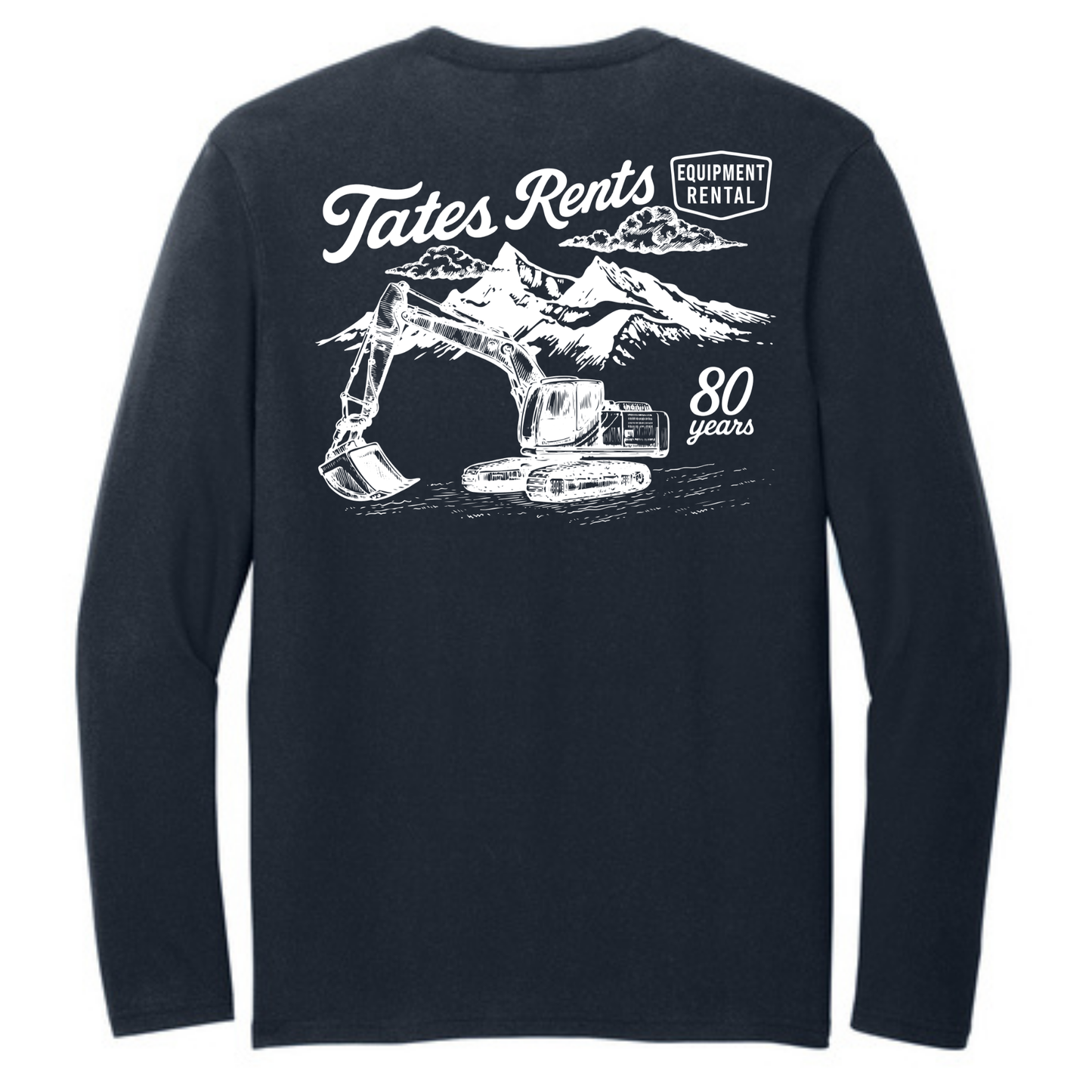 80 YEARS - District ® Very Important Tee ® Long Sleeve - NEW NAVY