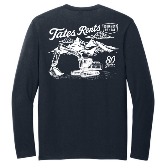 80 YEARS - District ® Very Important Tee ® Long Sleeve - NEW NAVY