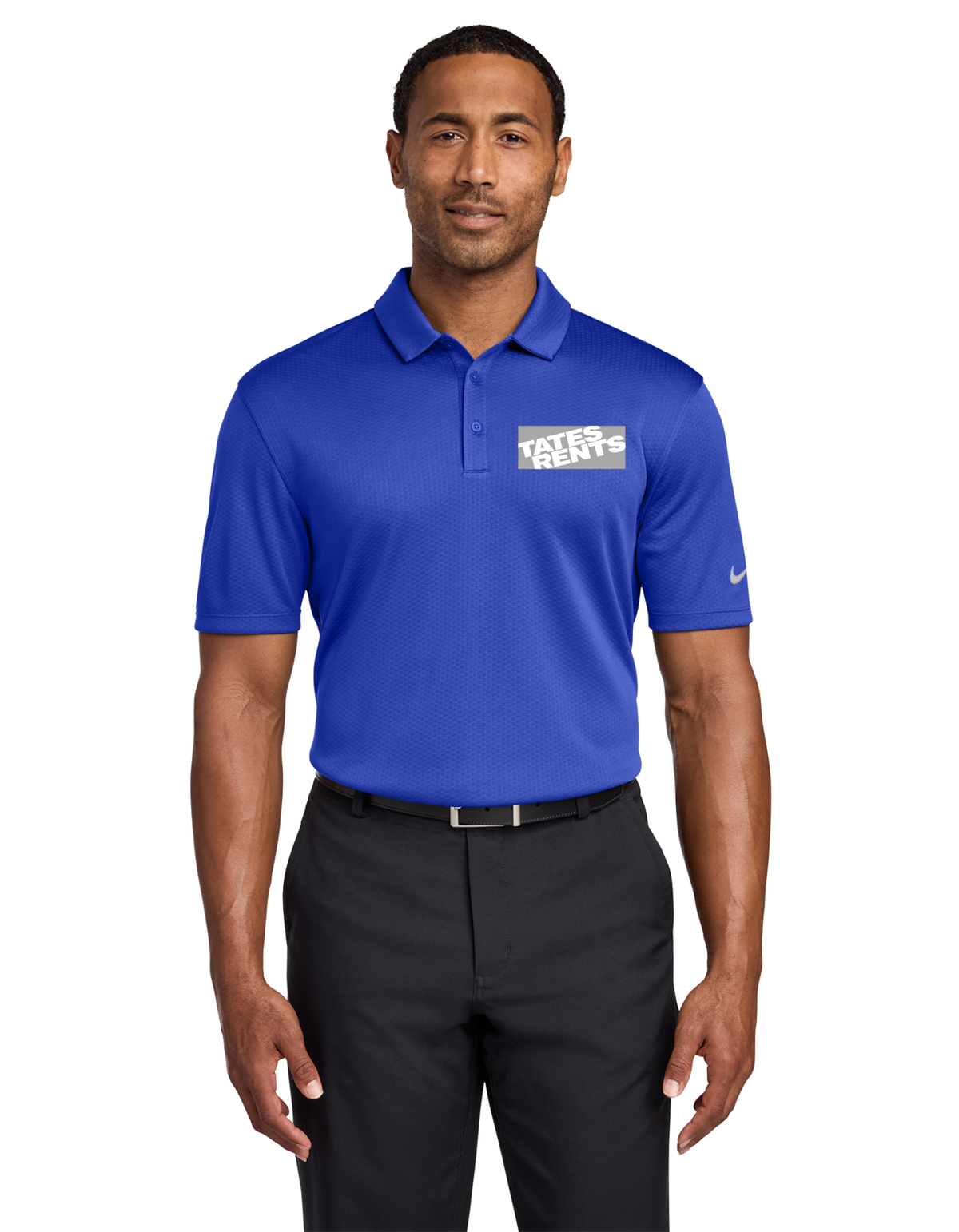 MANAGER'S CORNER - Nike Dri-Fit Hex Textured Polo (GAME ROYAL)
