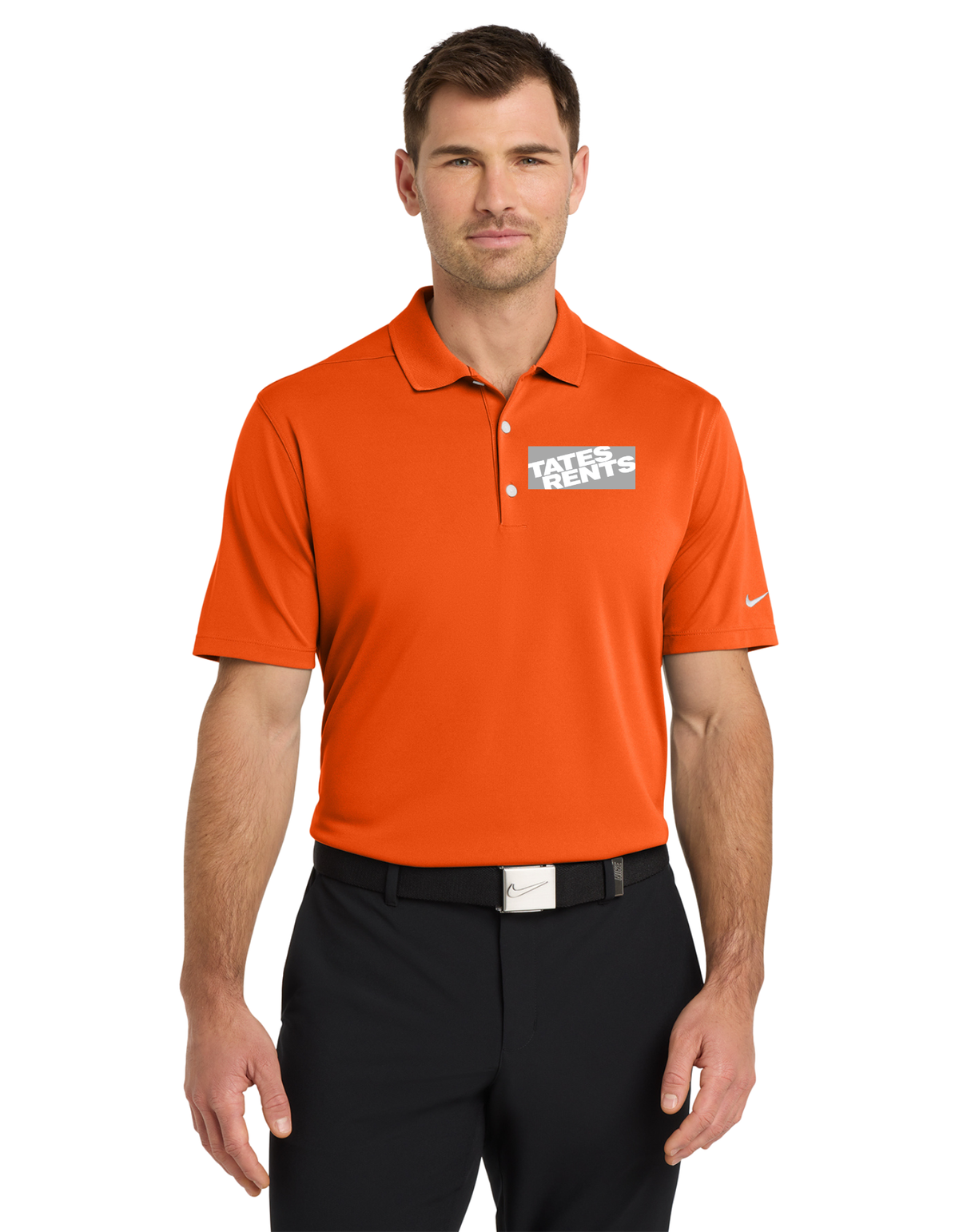MANAGER'S CORNER - Nike Dri-FIT Micro Pique 2.0 Polo - BRILLIANT ORANGE