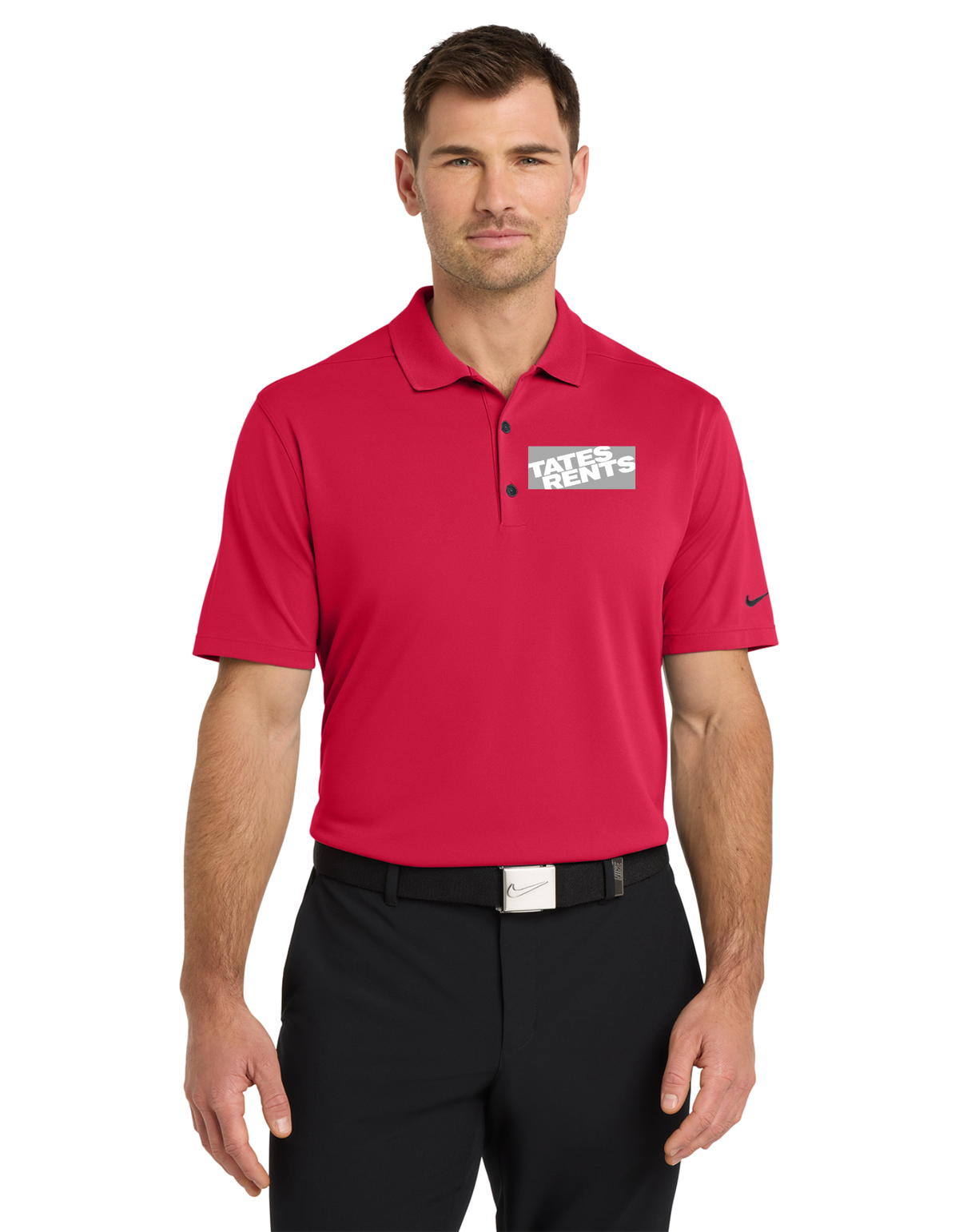 MANAGER'S CORNER - Nike Dri-FIT Micro Pique 2.0 Polo - UNIVERSITY RED