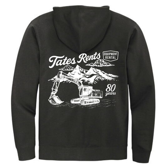 80 YEARS - District® V.I.T.™ Fleece Full-Zip Hoodie - BLACK