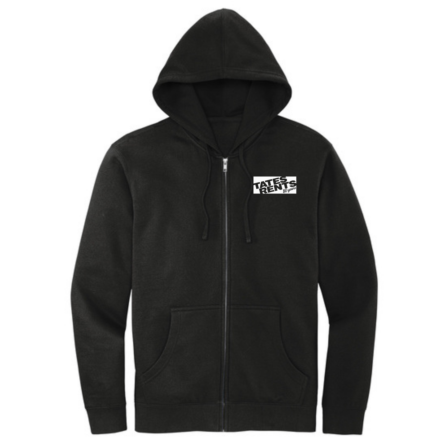 80 YEARS - District® V.I.T.™ Fleece Full-Zip Hoodie - BLACK