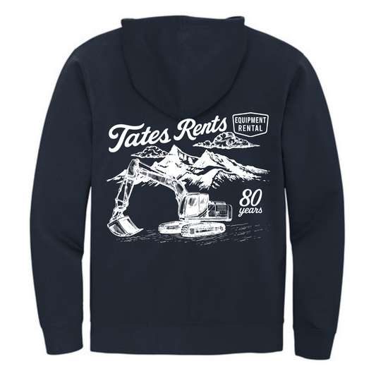 80 YEARS - District® V.I.T.™ Fleece Full-Zip Hoodie - NEW NAVY