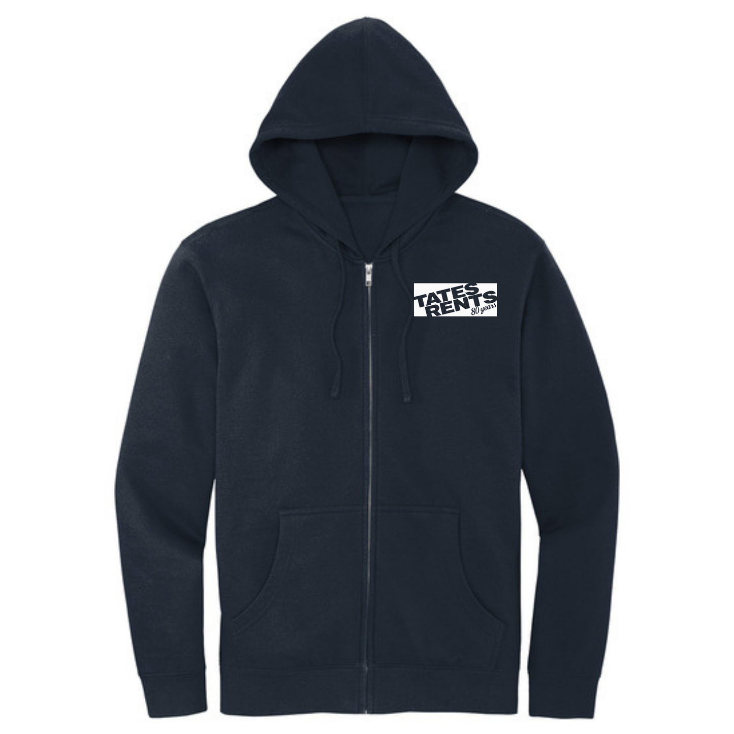 80 YEARS - District® V.I.T.™ Fleece Full-Zip Hoodie - NEW NAVY