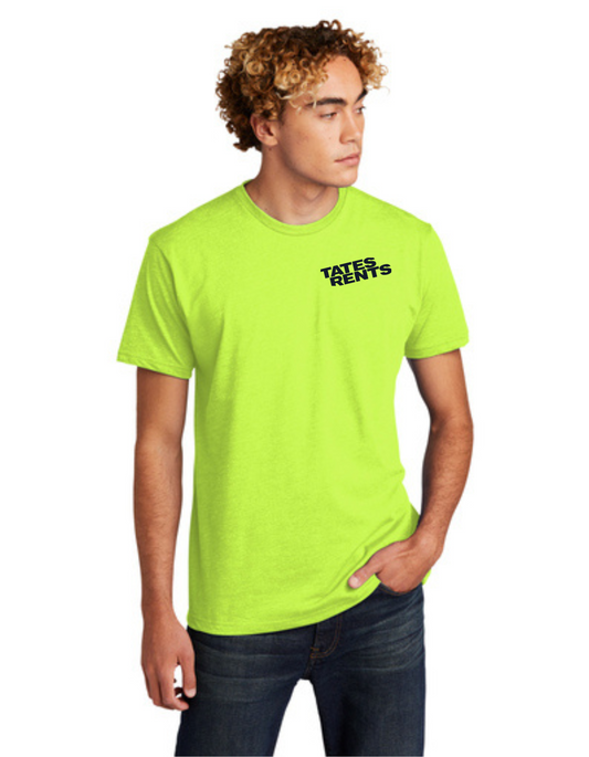 Tates Short Sleeved (TALL) Tshirt - Hi Vis Yellow